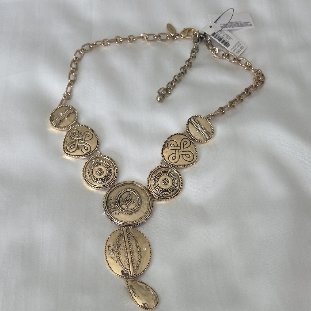 Chico's Gold Filigree Necklace Collection